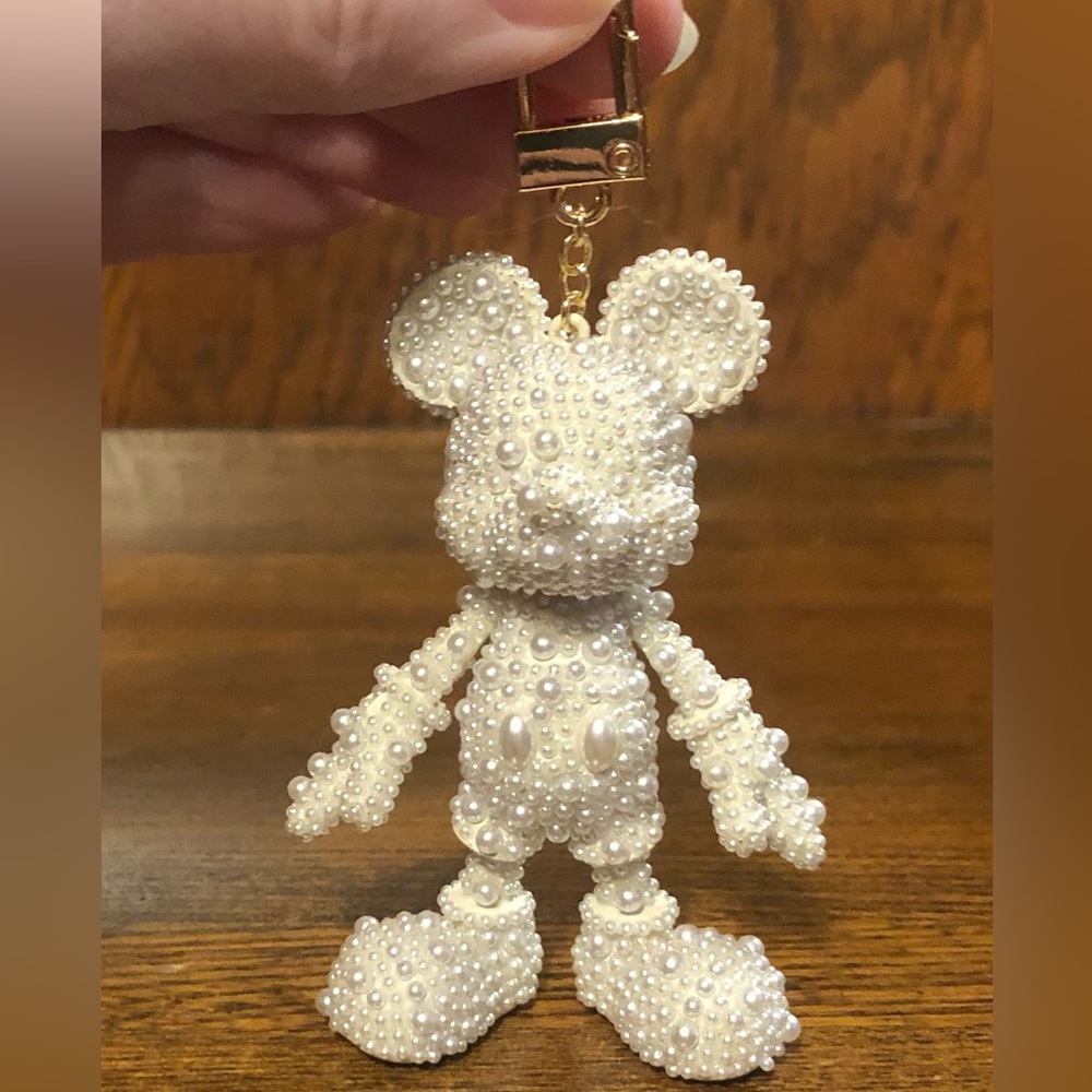 NIB-BaubleBar-Pearl-Disney Mickey Mouse Bag Charm-$68